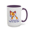 Humor Mug - Talk To The Fluff