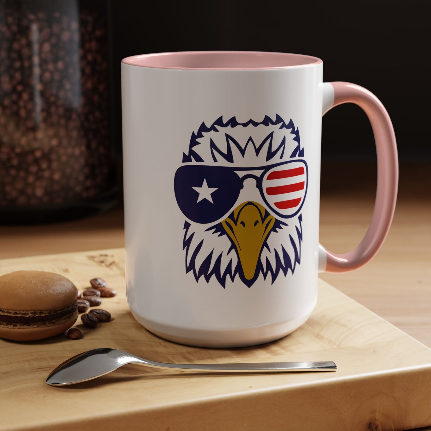 4th of July Mug - Cool American Eagle