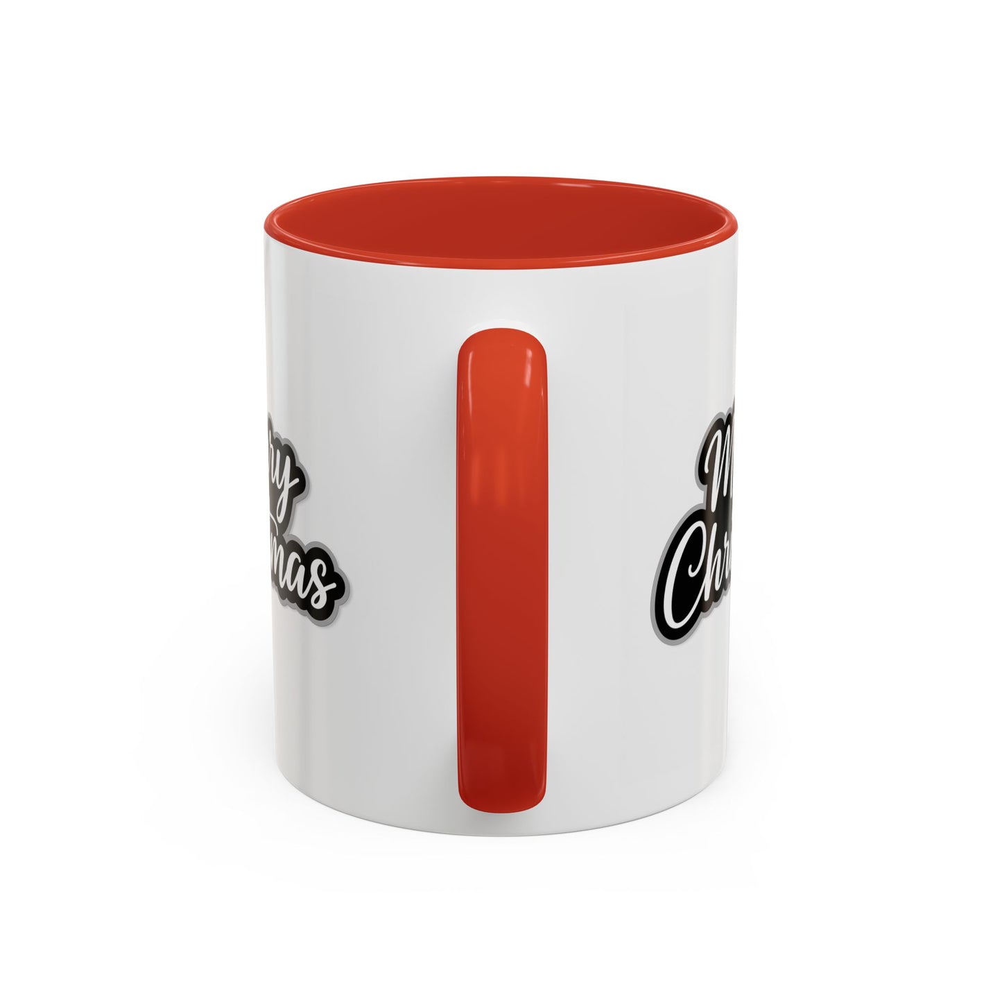 Christmas Mug - Merry Christmas White Black & Grey Text
