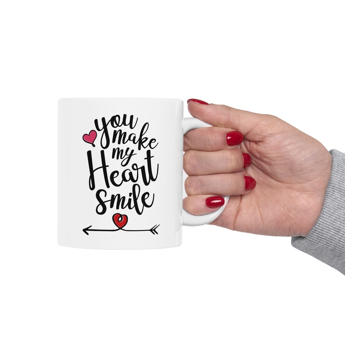 Valentine's Day Mug - You Make My Heart Smile