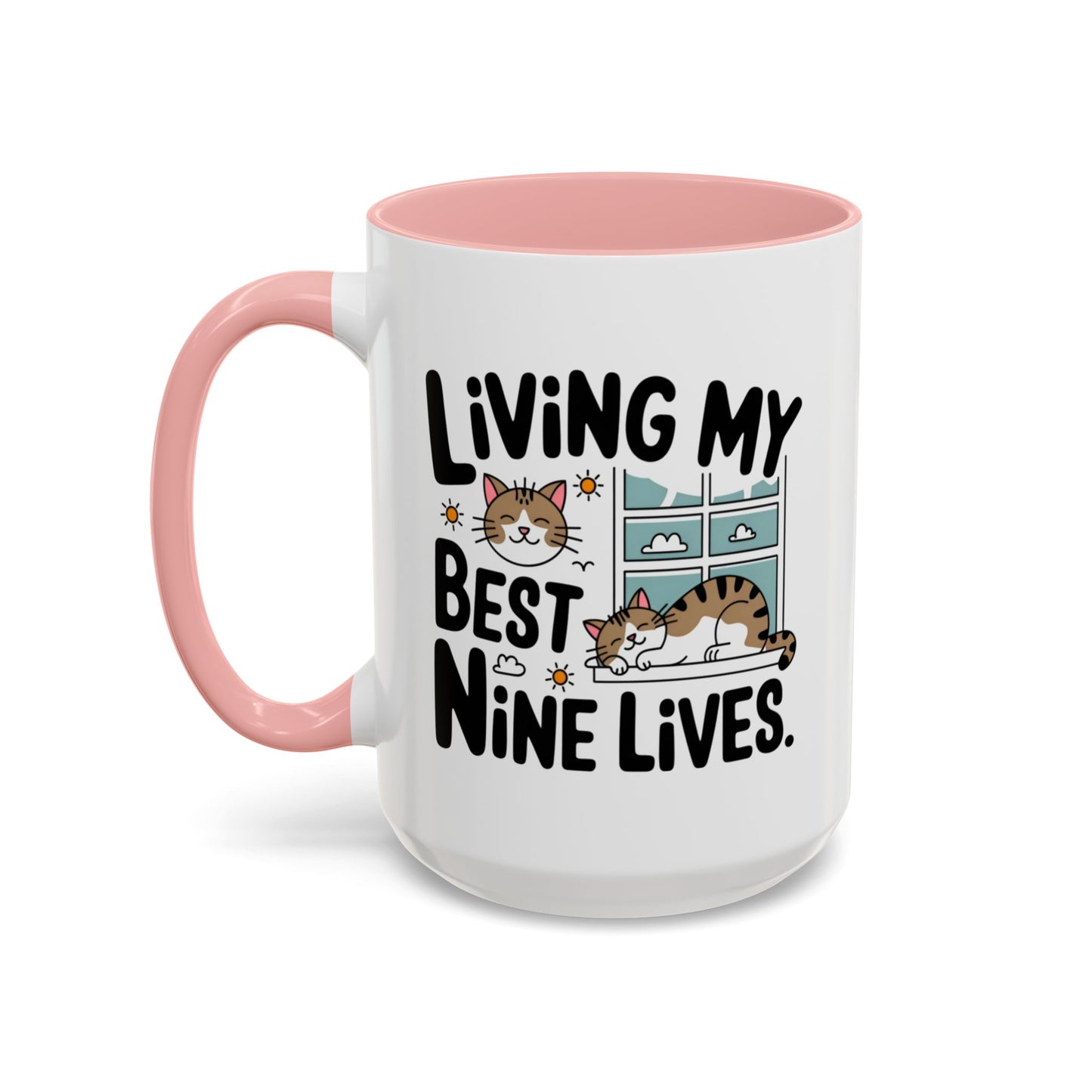 Animal Mug - Living My Best Nine Lives