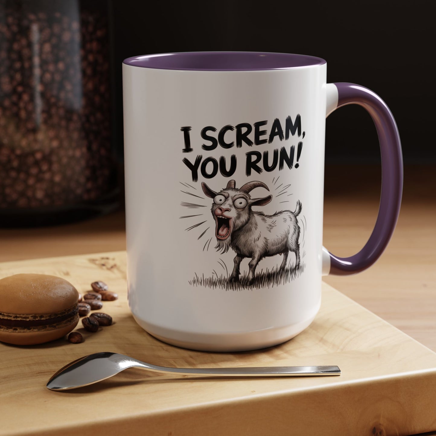 Humor Mug - I Scream, You Run