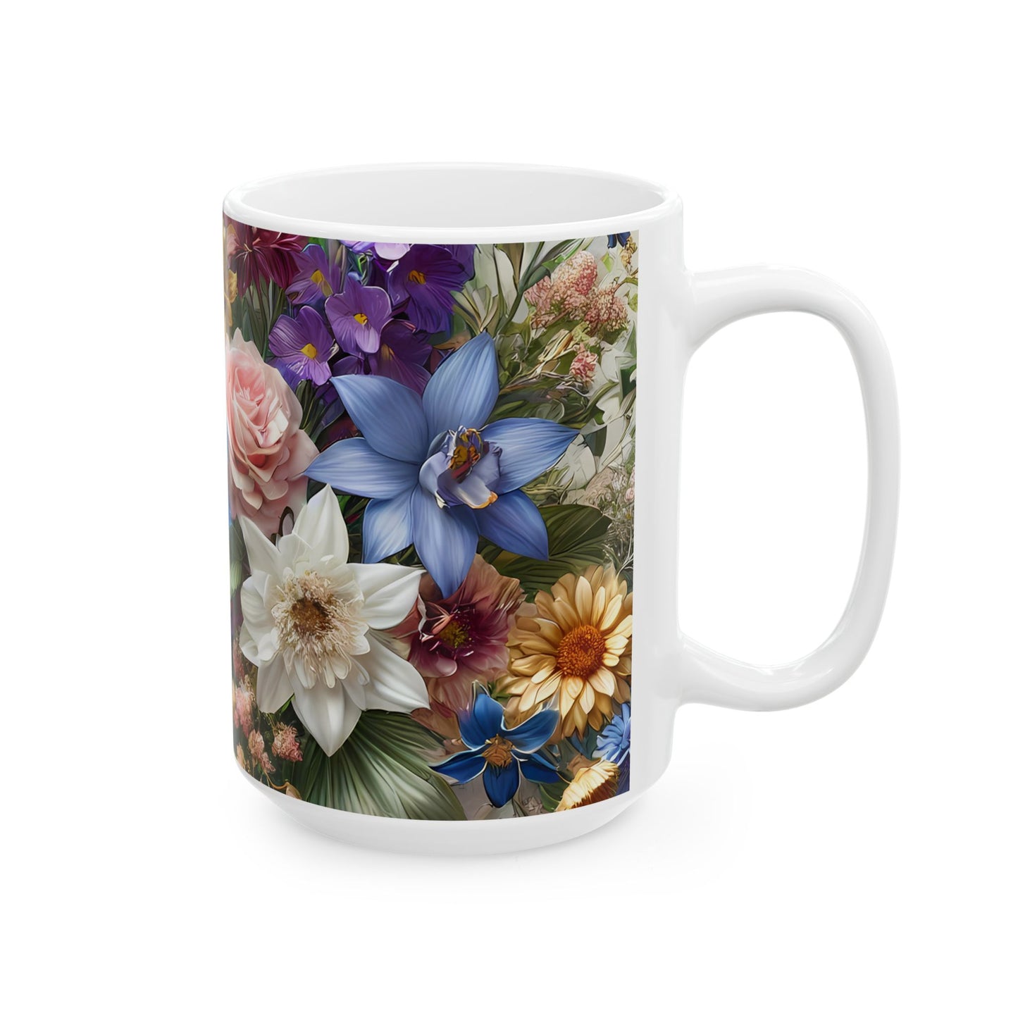 Artistic Mug - Flower Bouquet