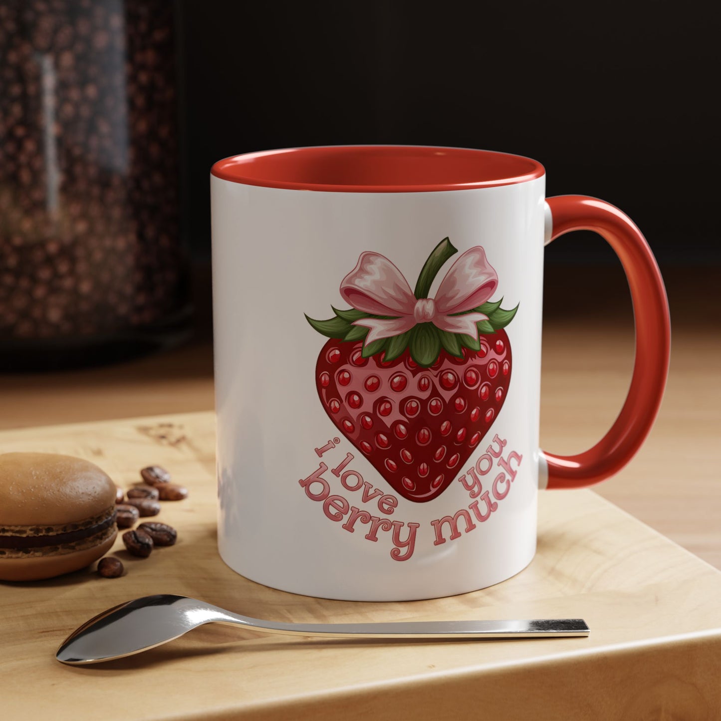 Valentine's Day Mug - I Love You Strawberry