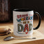 Father's Day Mug - Dad Brave Warrior