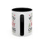 Christmas Mug - We Wish You a Merry Christmas Blue Green & Red Text