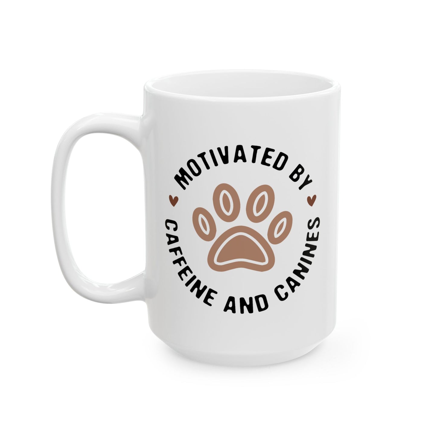 Animal Mug - Motivated By Caffeine and Canines