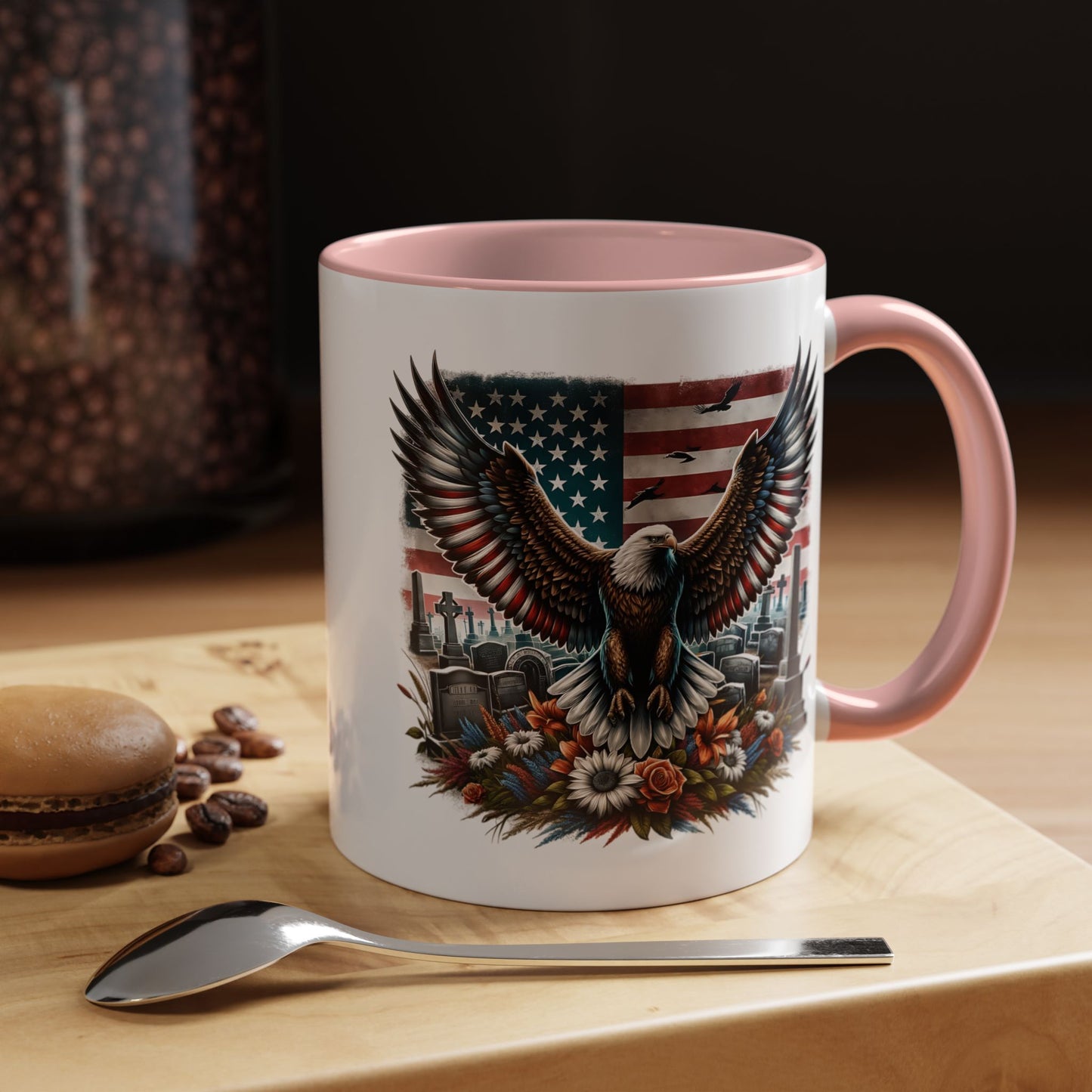 4th of July Mug - American Bald Eagle Memorial
