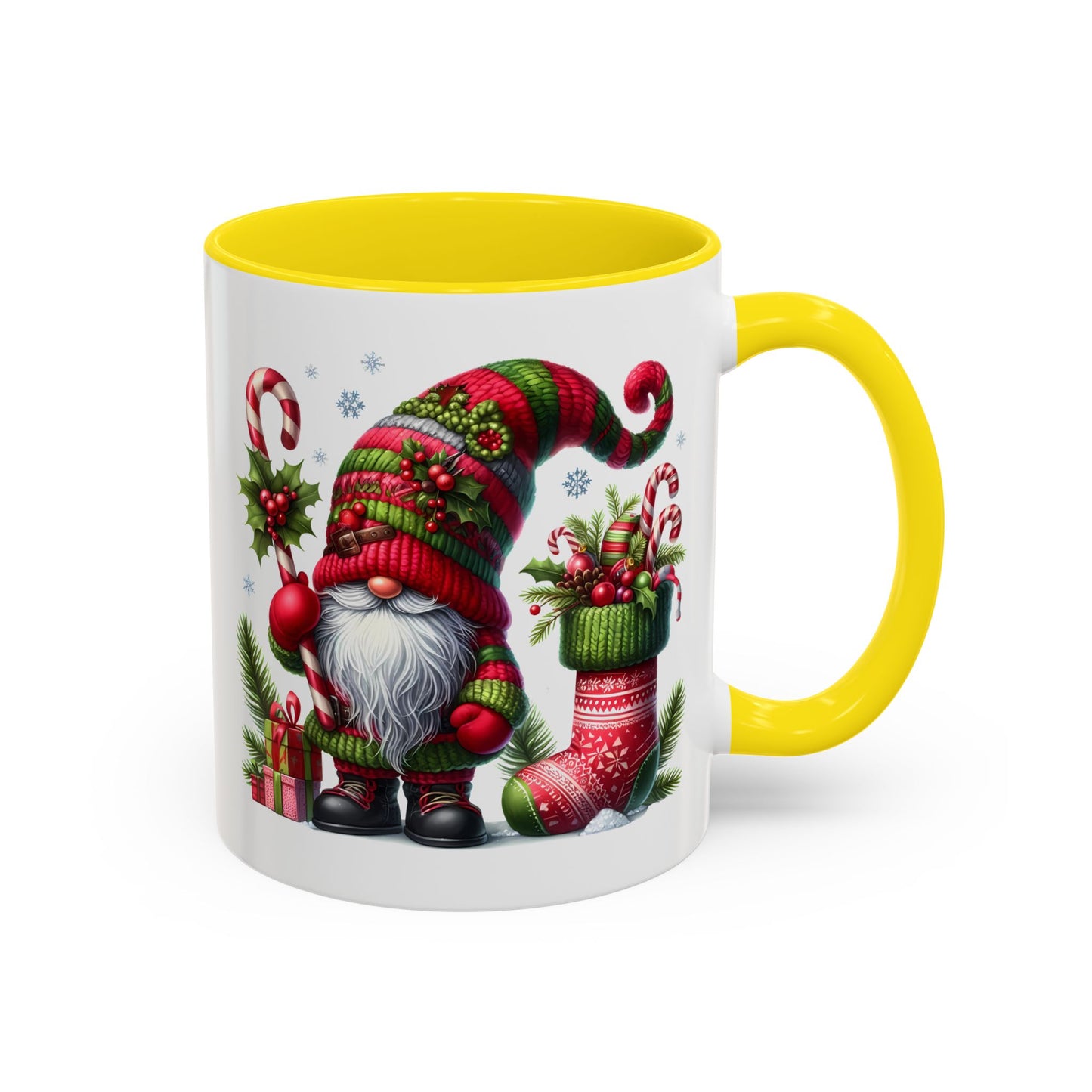 Christmas Mug - Gnome and Christmas Stocking