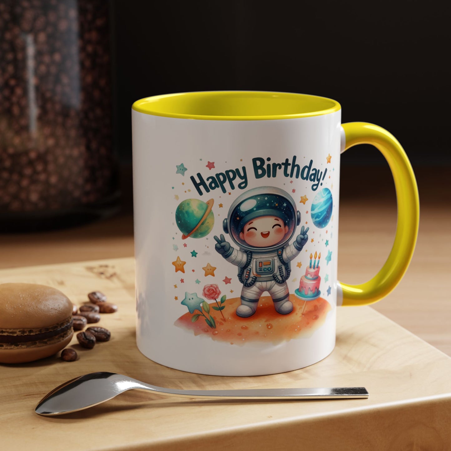 Birthday Mug - Happy Birthday Astronaut