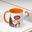 Christmas Mug - Happy Holidays Callout Santa Tree Presents Reindeer