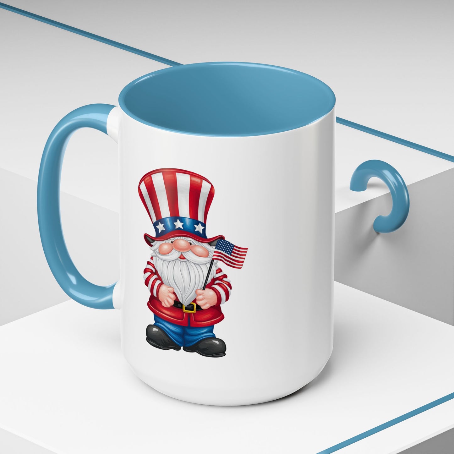 4th of July Mug - American Gnome 11