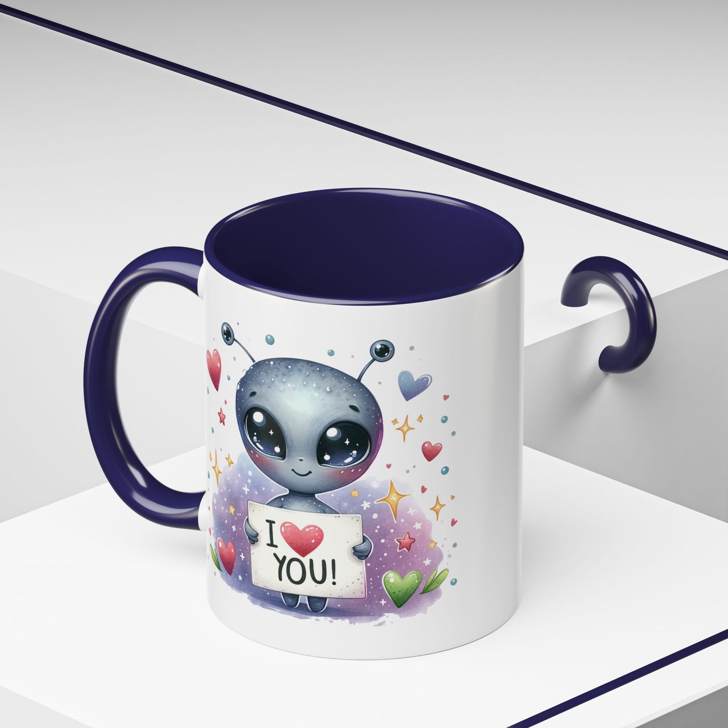 Valentine's Day Mug - I Love You Alien
