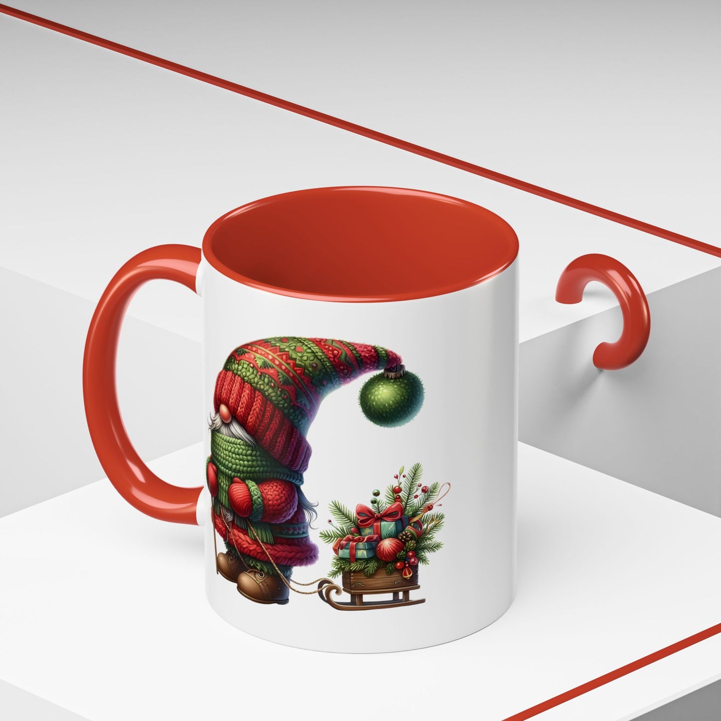 Christmas Mug - Gone with Miniature Sleigh