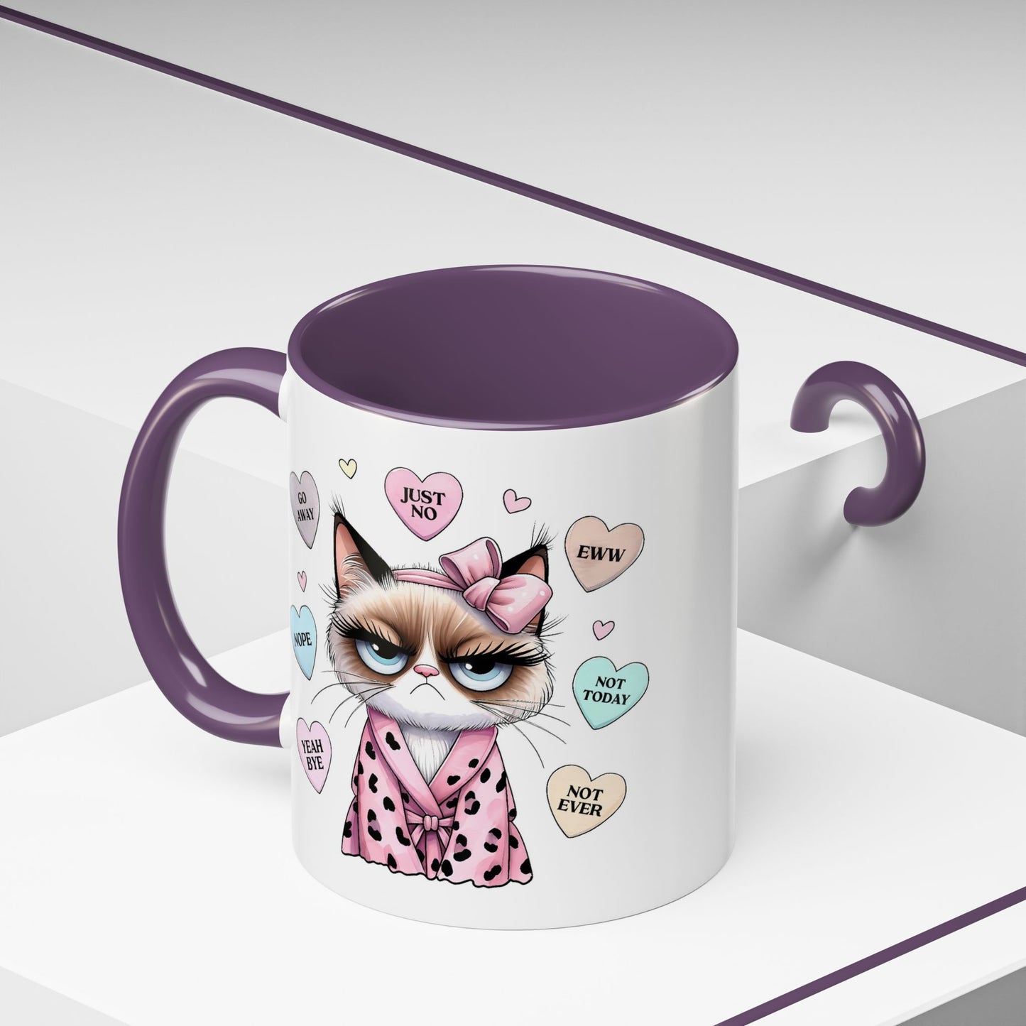 Animal Mug - Conversation Hearts