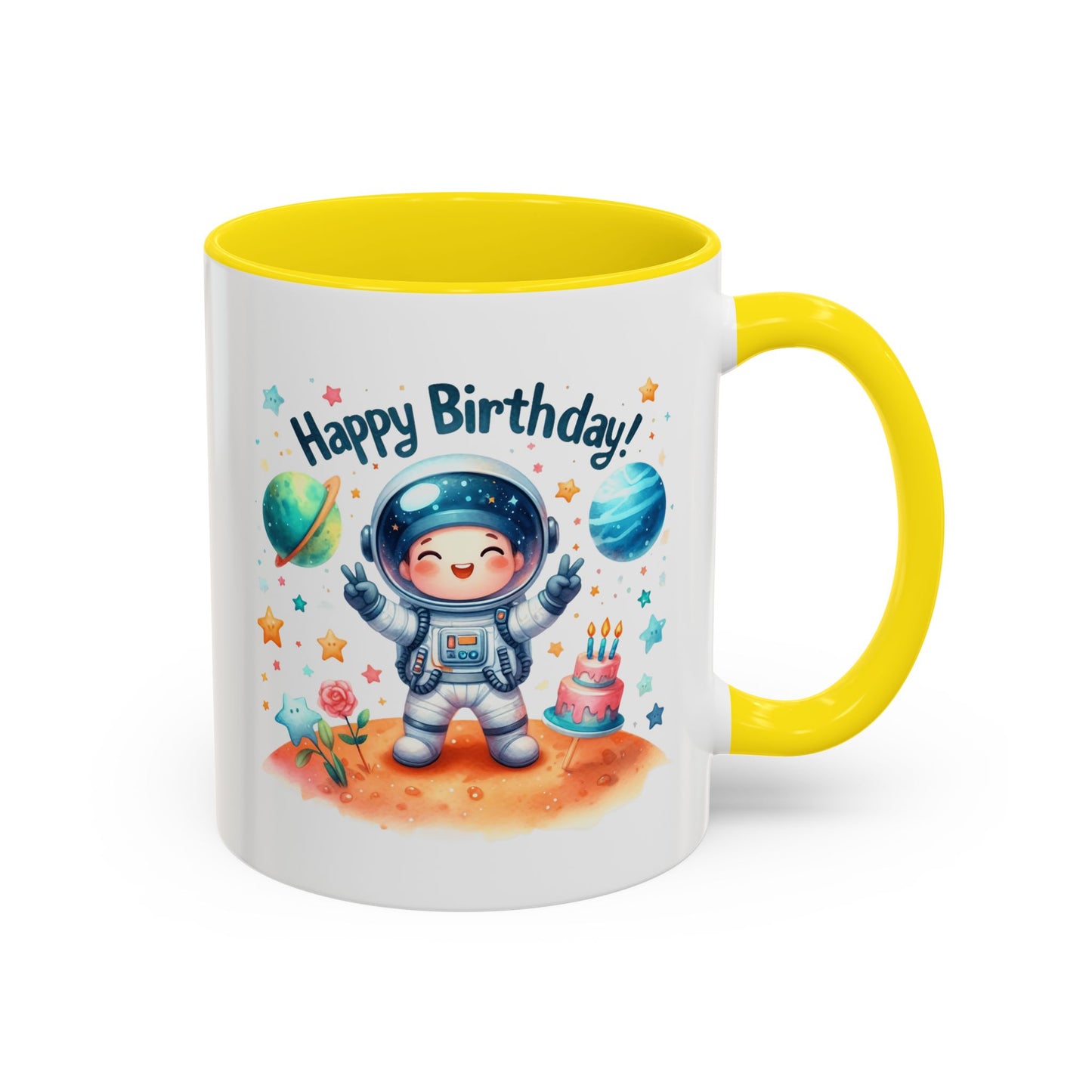 Birthday Mug - Happy Birthday Astronaut