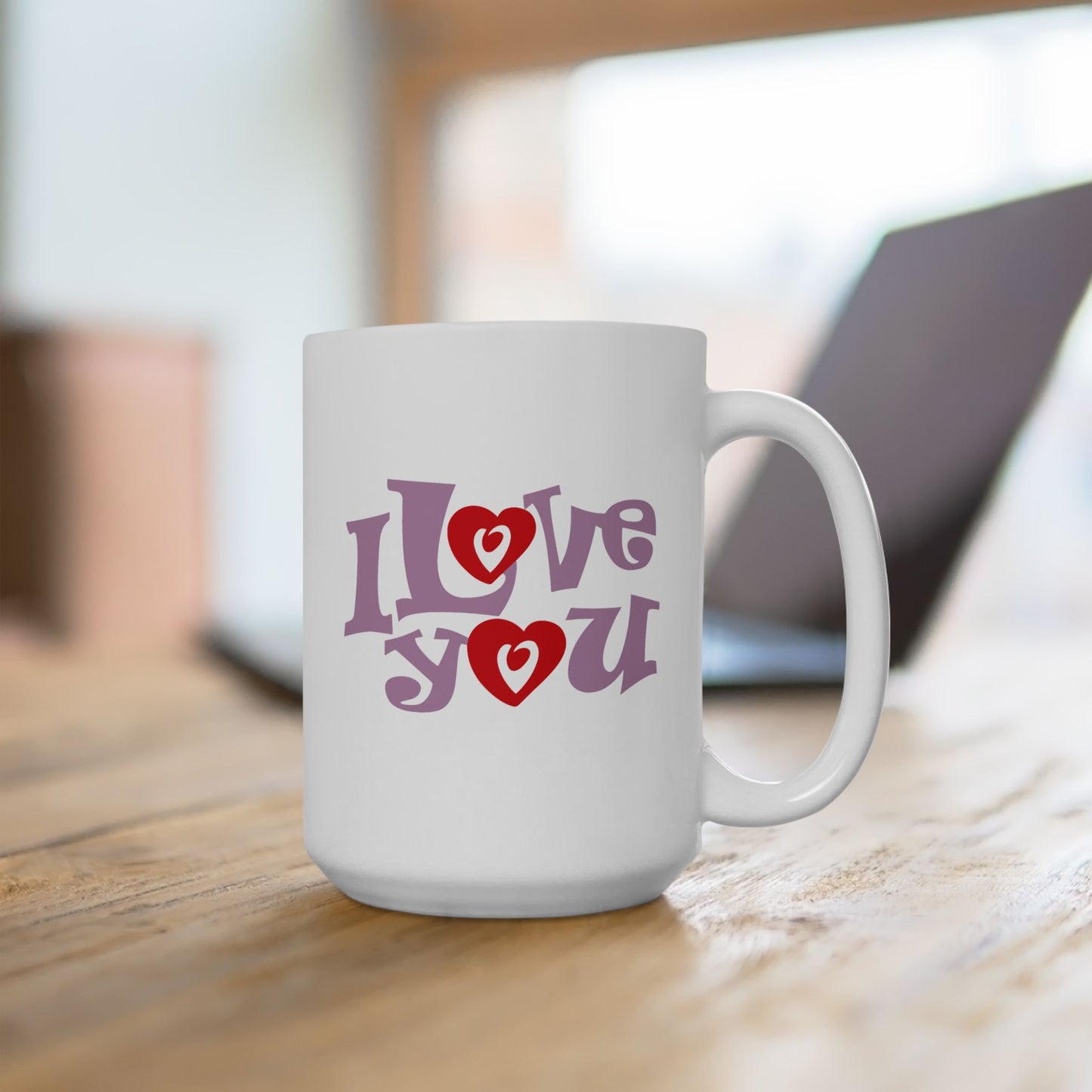 Valentine's Day Mug - I Love You Groovy