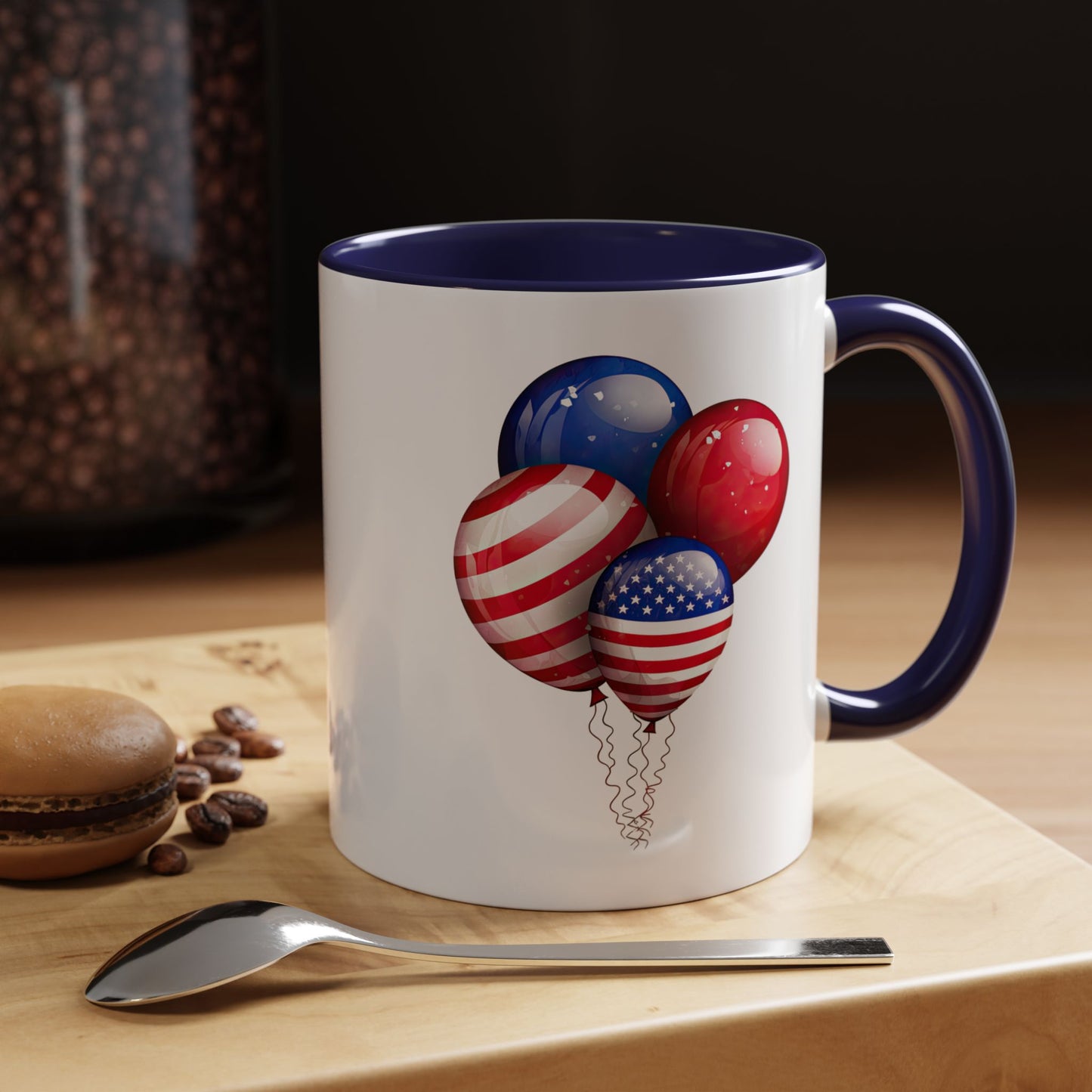 4th of July Mug - American Balloons