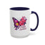 Birthday Mug - Butterfly Flowers