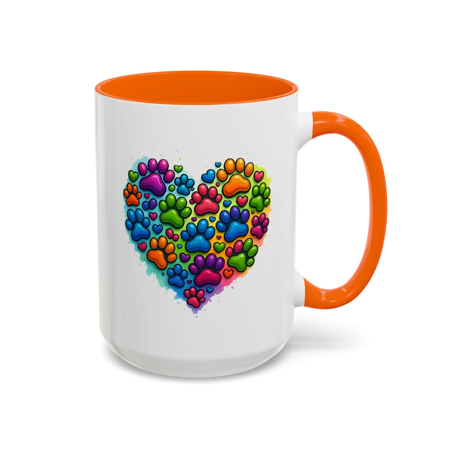 Animal Mug - Dog Paws Heart