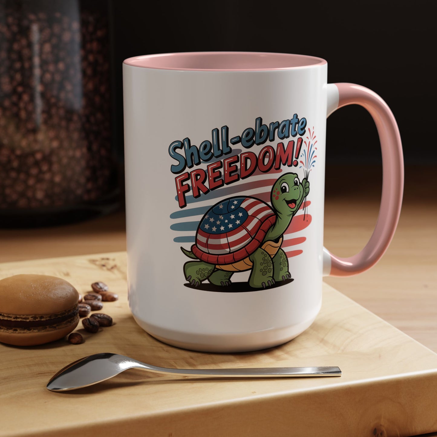 4th of July Mug - Shell-ebrate Freedom