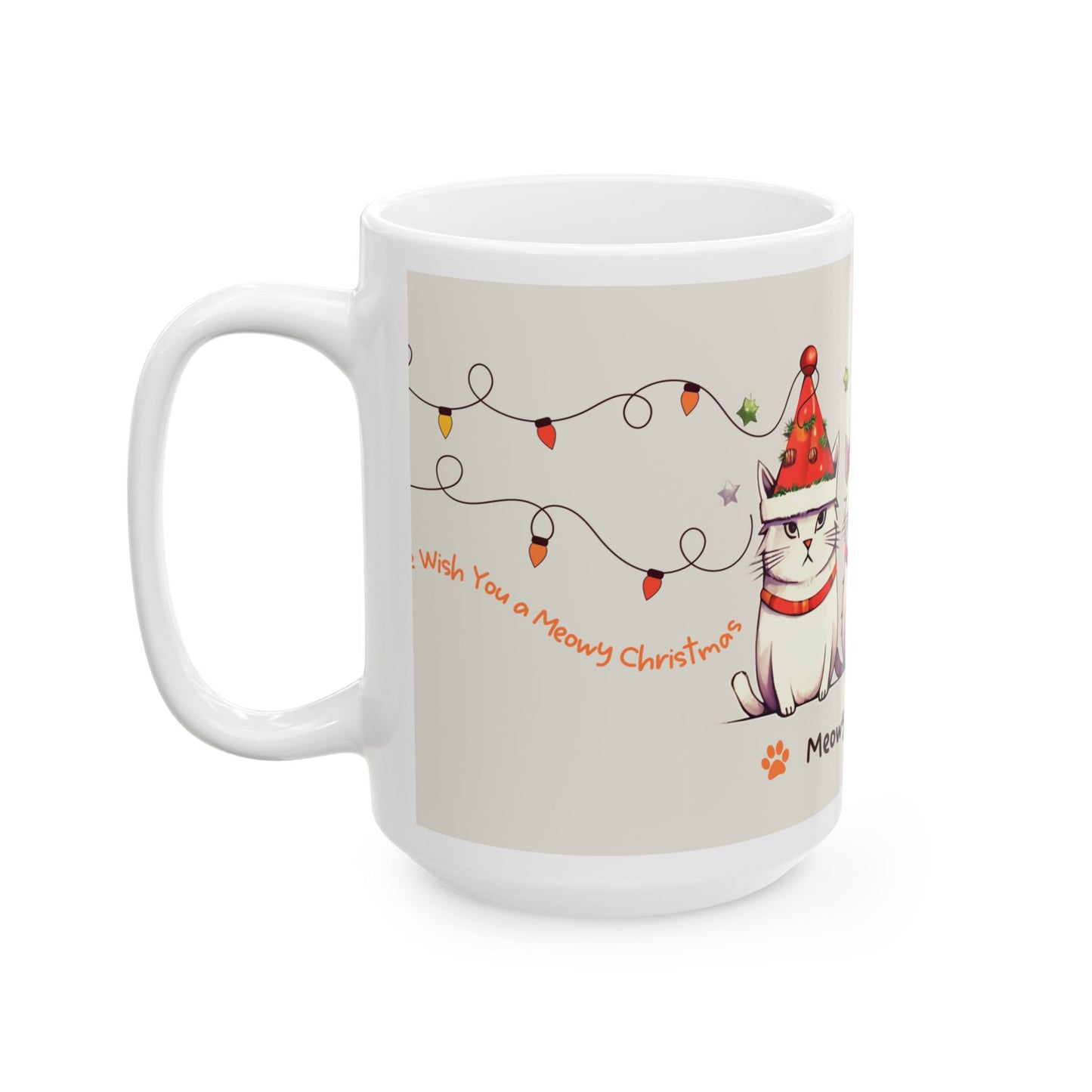 Christmas Mug - Meowy Christmas
