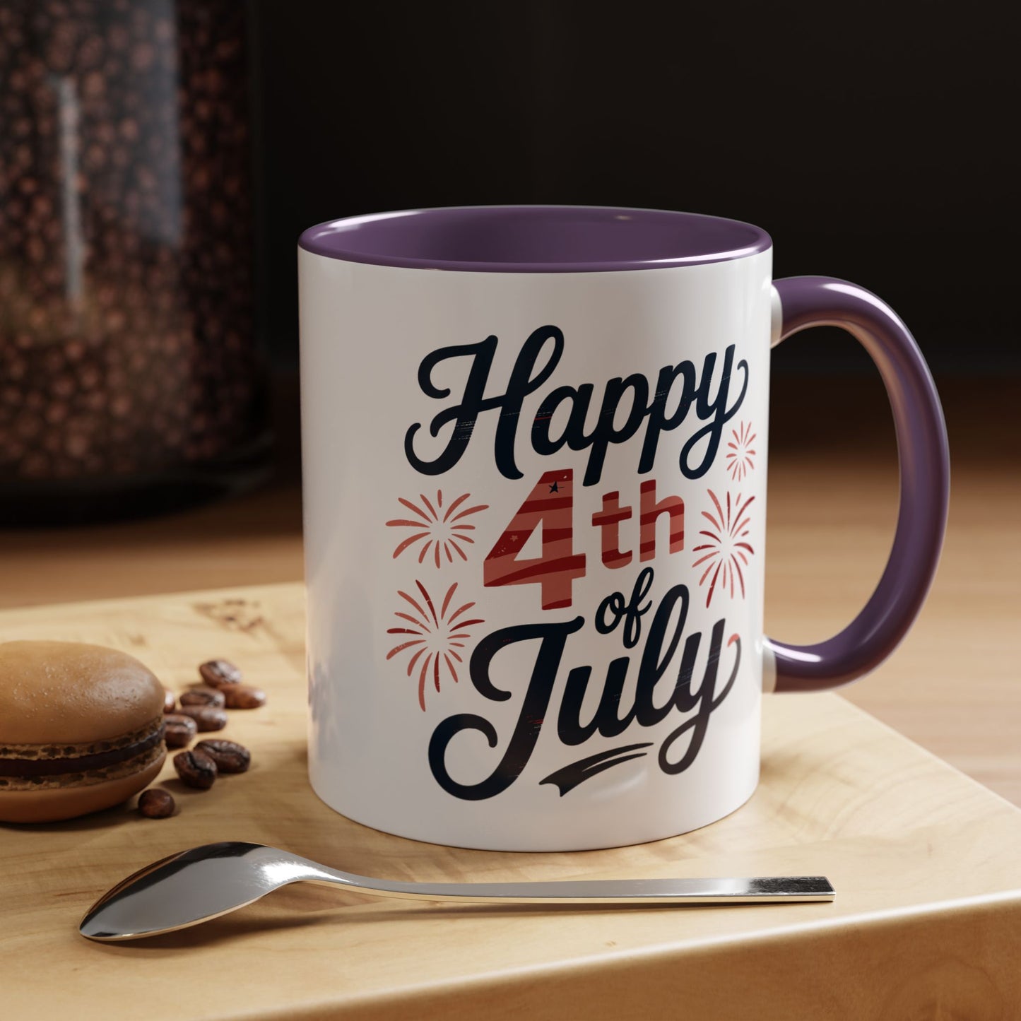 4th of July Mug - Happy 4th of July Fireworks