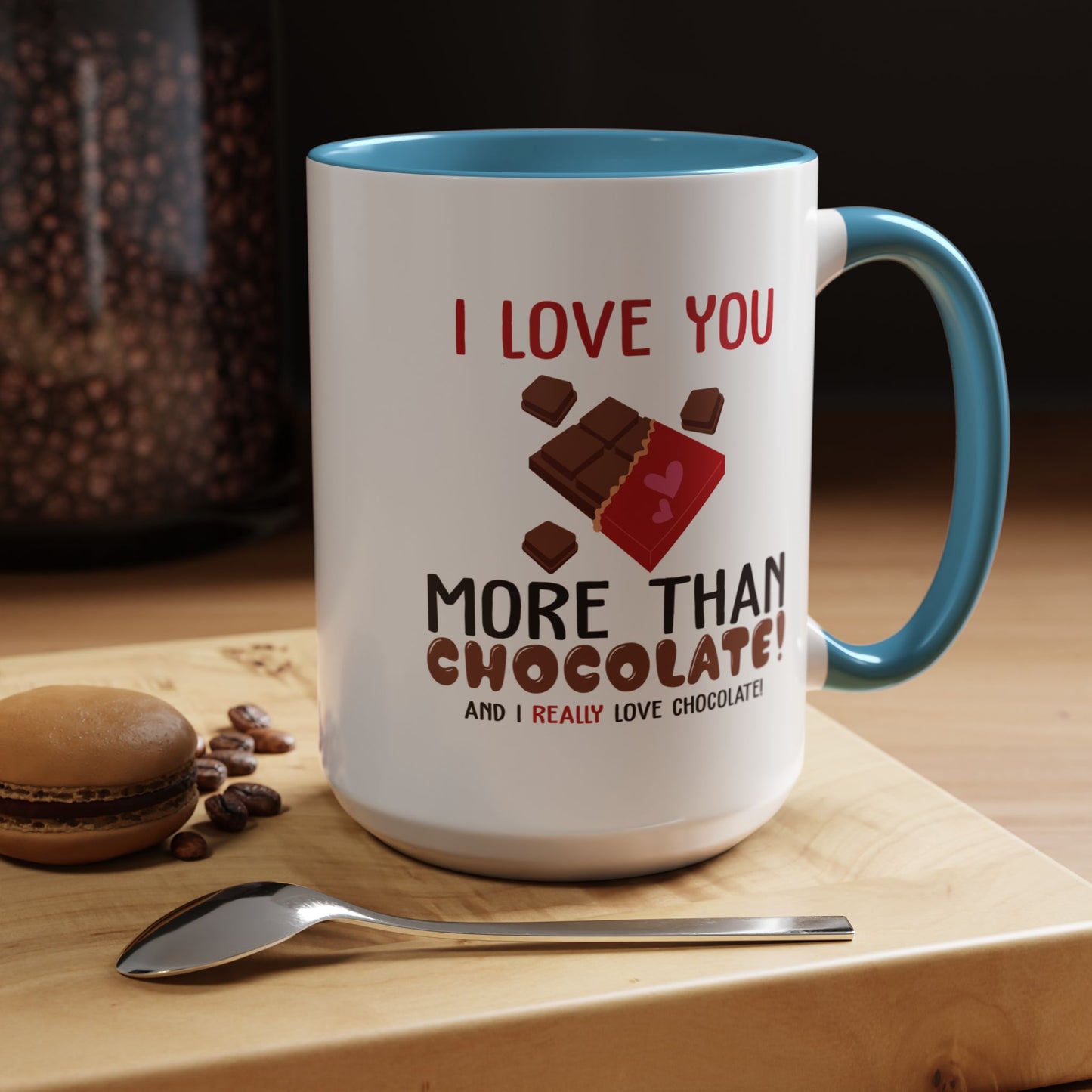 Anniversary Mug - I Love You More Than Chocolate