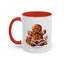 Christmas Mug - Gingerbread Man Cookies and Candy