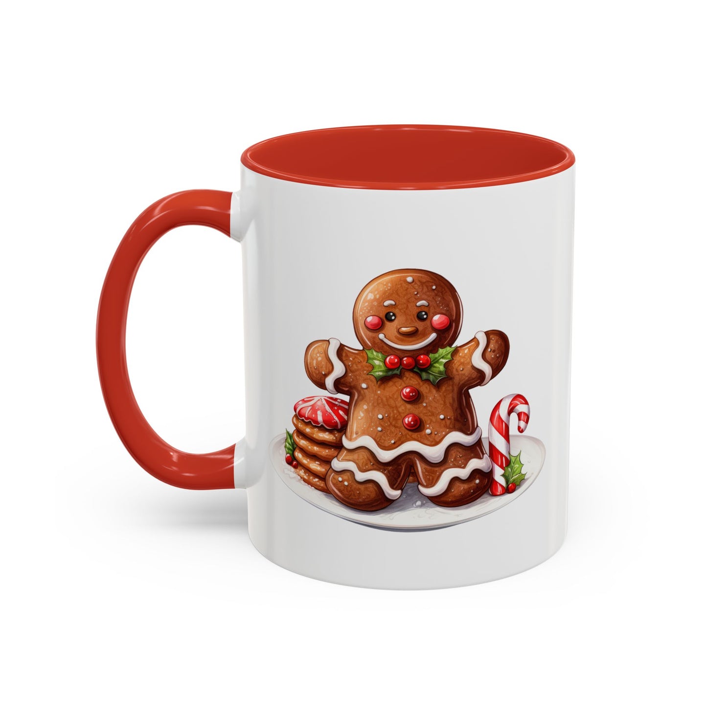 Christmas Mug - Gingerbread Man Cookies and Candy