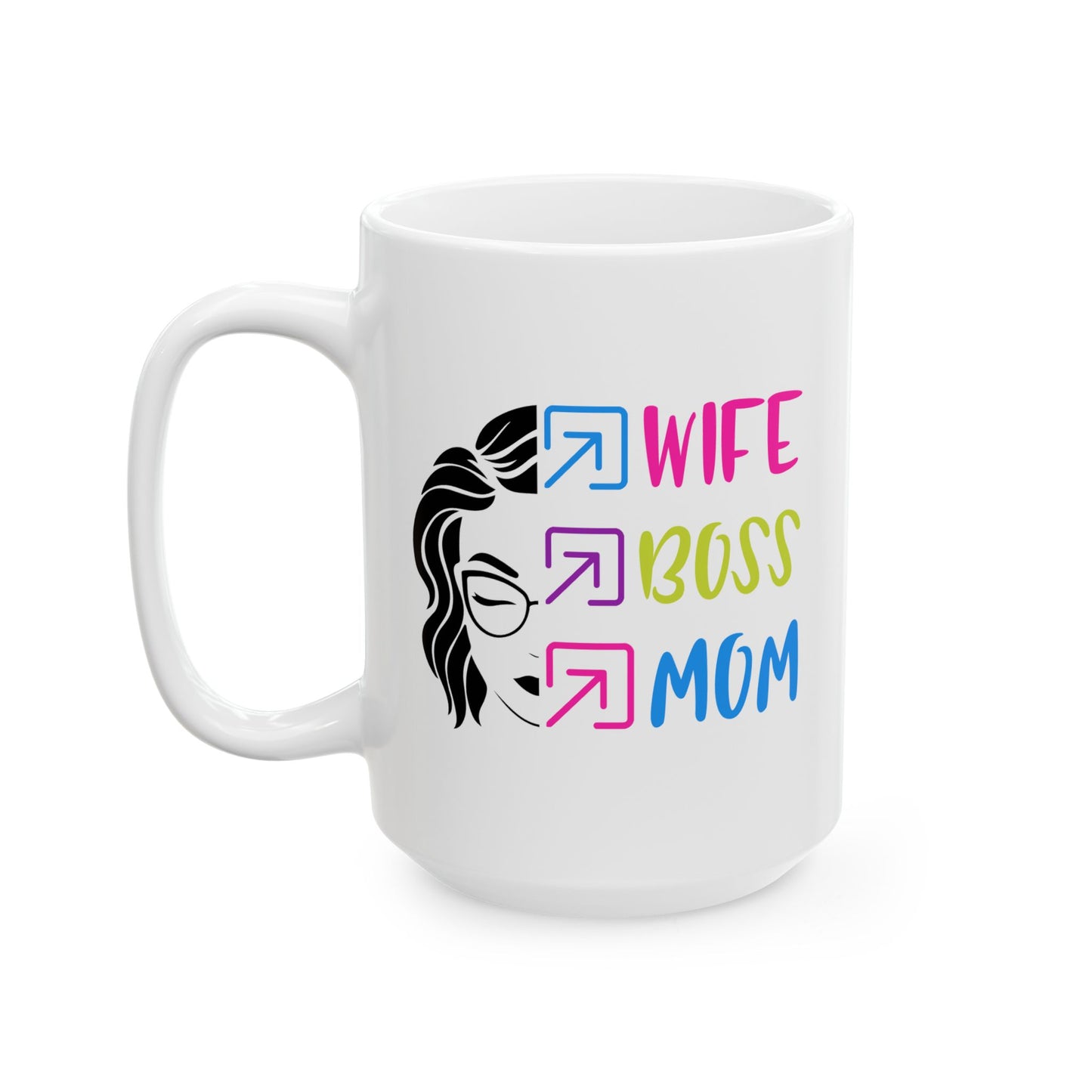 Humor Mug - Wife Boss Mom