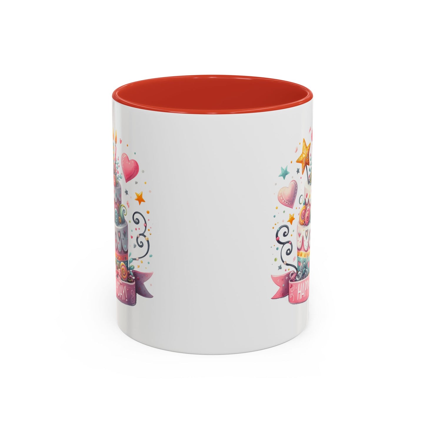 Birthday Mug - Happy Birthday Two Tiered Cake