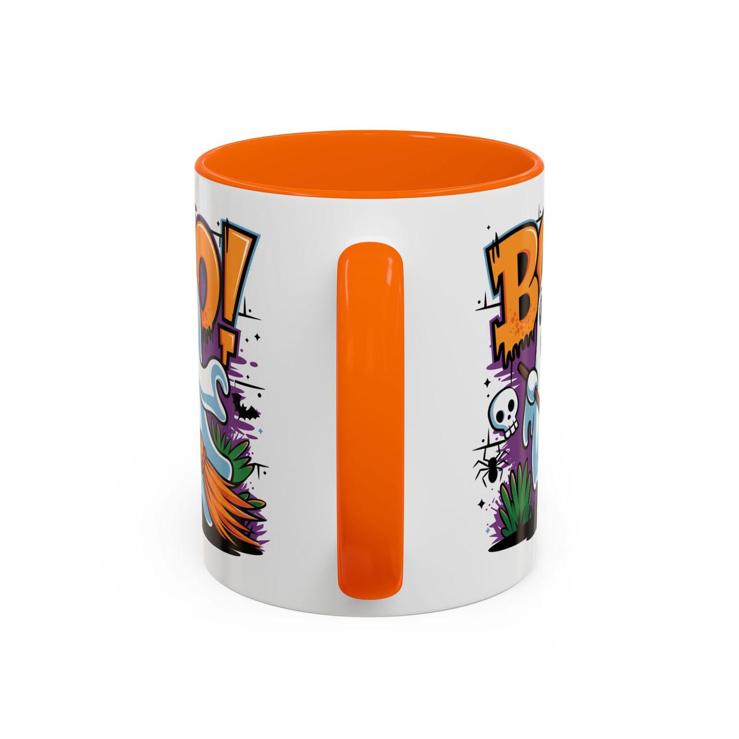 Halloween Mug - Boo! Flying Ghost With Broom