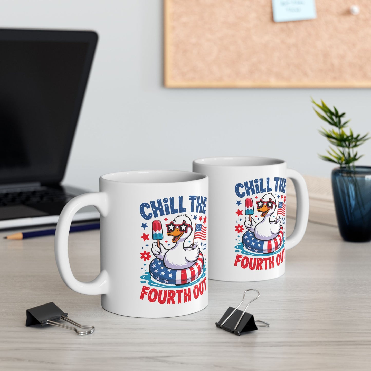 4th of July Mug - Chill the Fourth Out