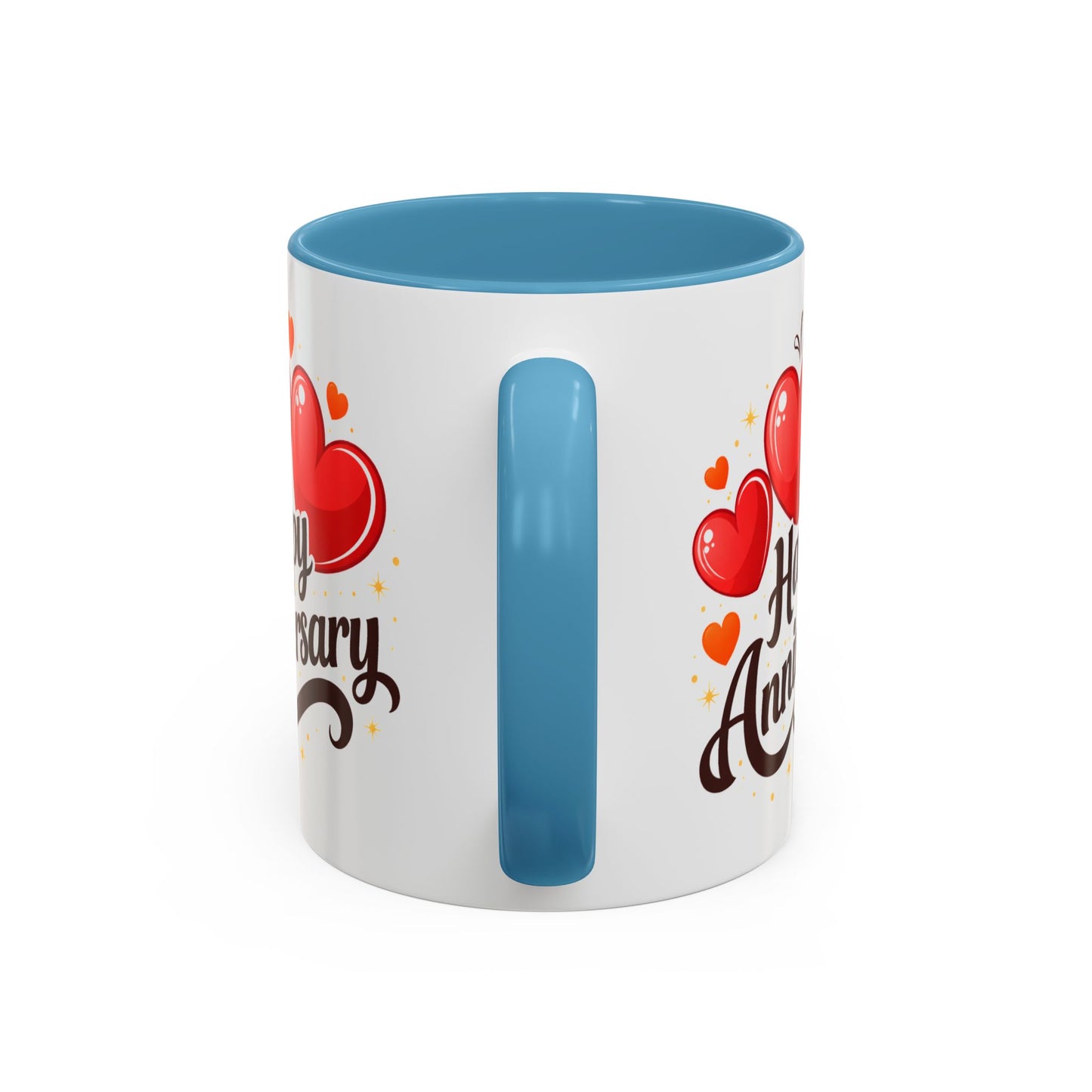 Anniversary Mug - Happy Anniversary Hearts