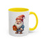 Christmas Mug - Old Gnome with Present