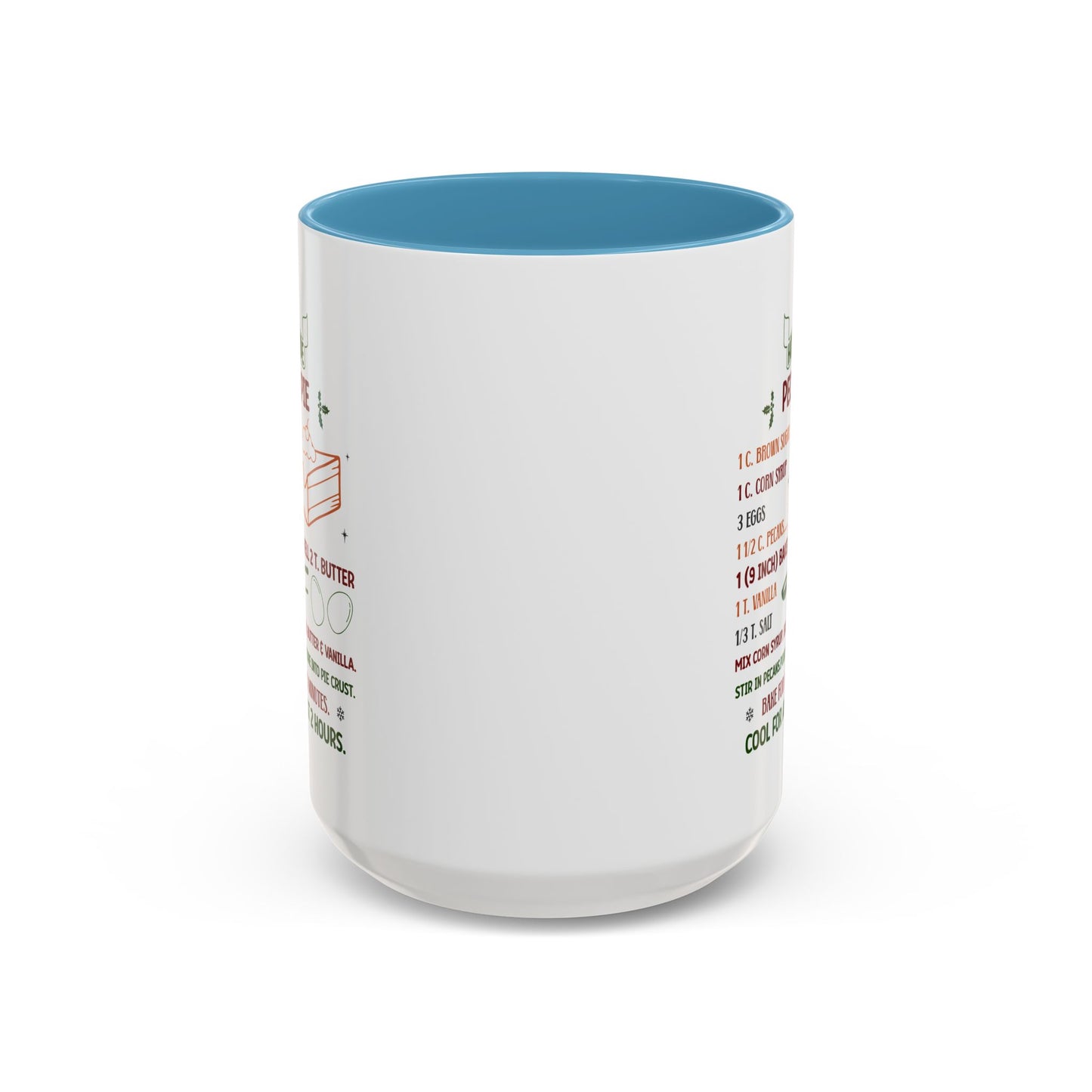 Christmas Mug - Homemade Pecan Pie Recipe