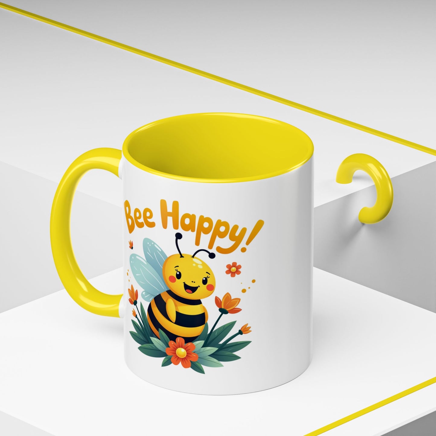 Motivation Mug - Bee Happy