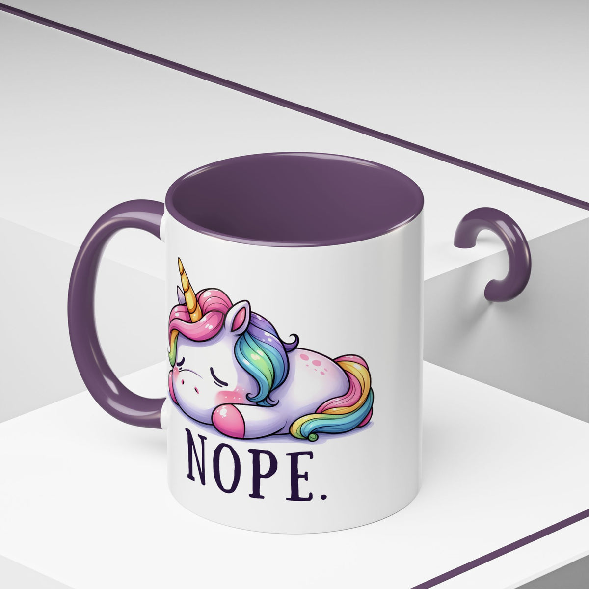 Humor Mug - Nope Unicorn