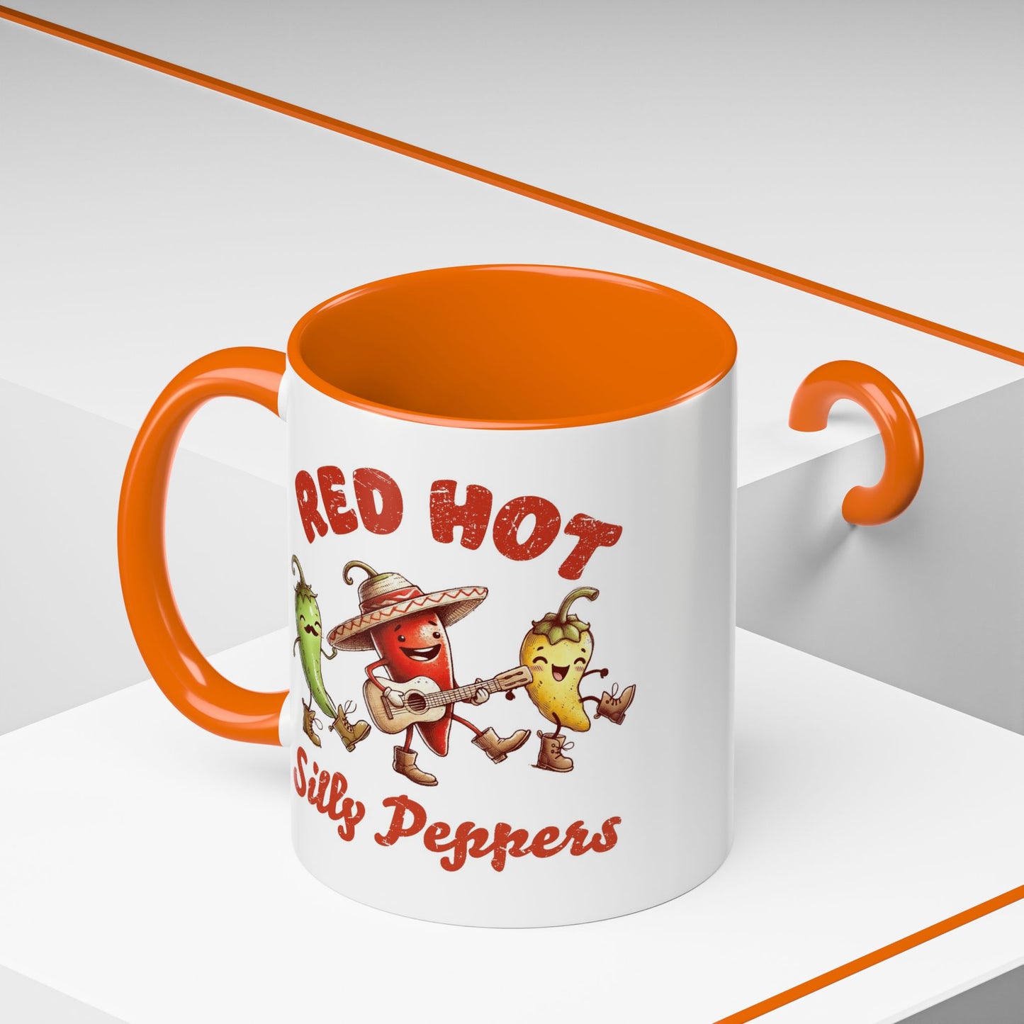 Humor Mug - Red Hot Silly Peppers