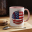 4th of July Mug - Baseball American Flag