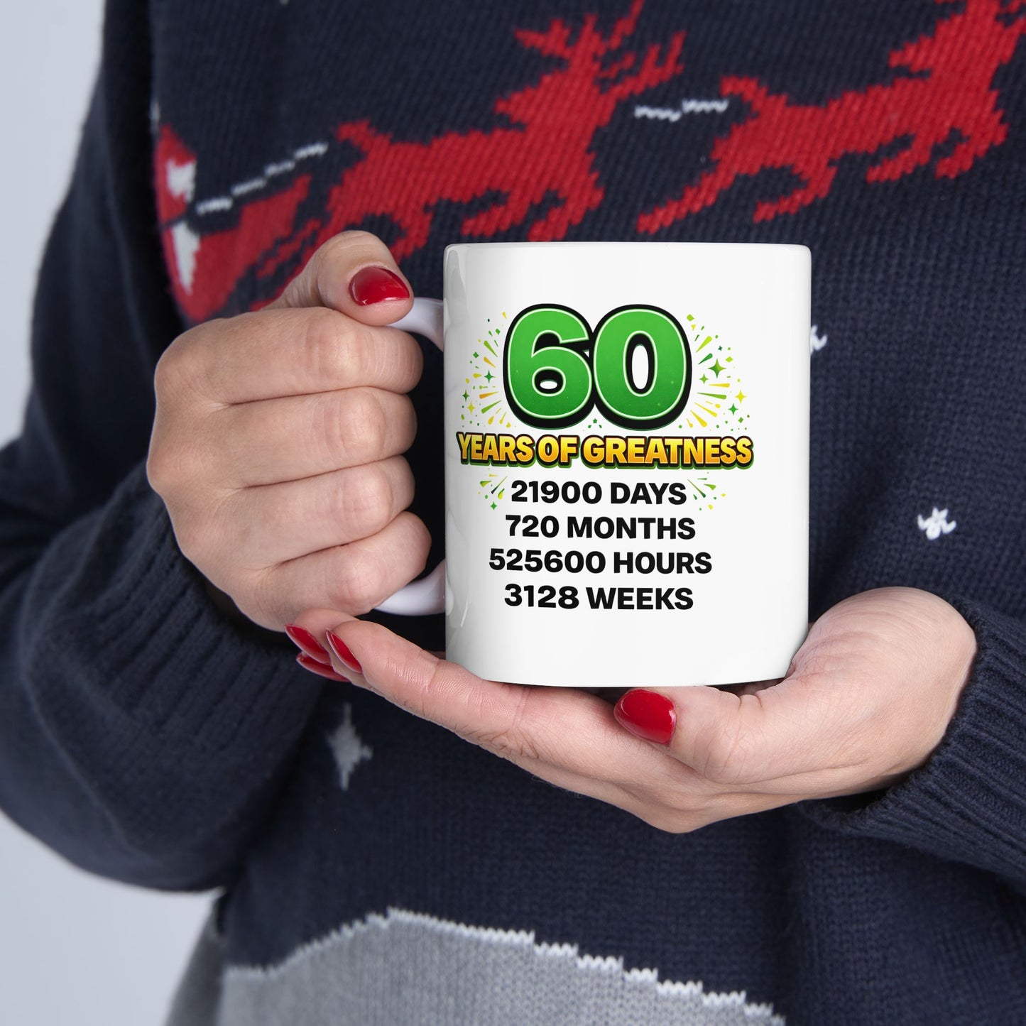 Birthday Mug - 60 Years of Greatness