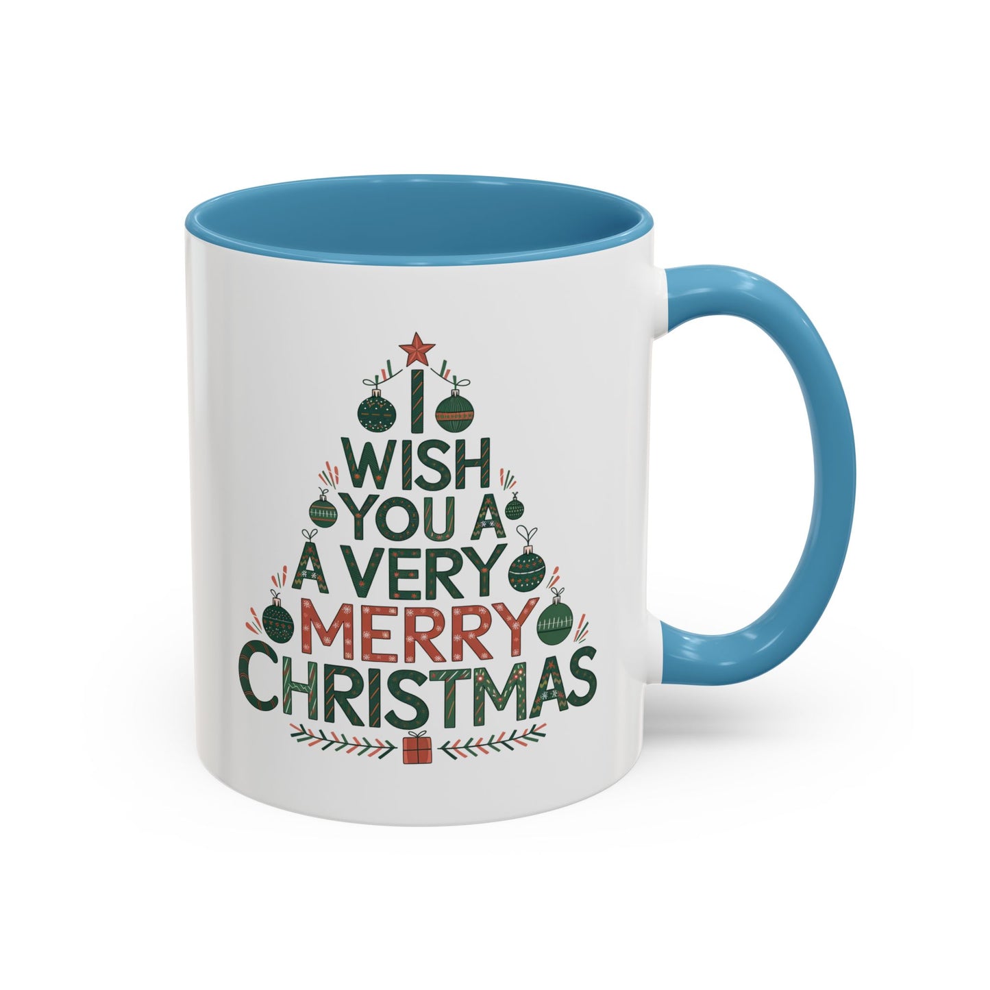 Christmas Mug - I Wish You a Merry Christmas Tree