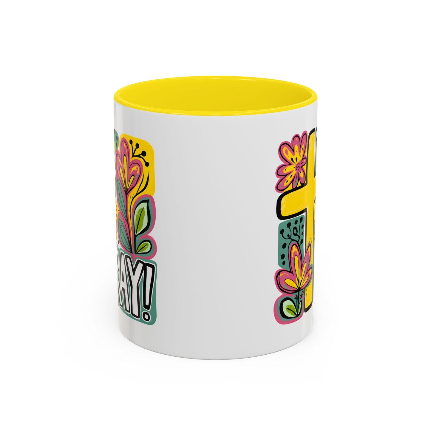 Religious Mug - Pray Cross