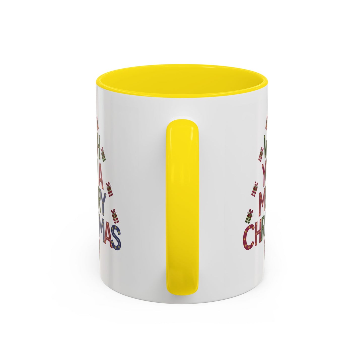 Christmas Mug - I Wish You a Merry Christmas Present Treee