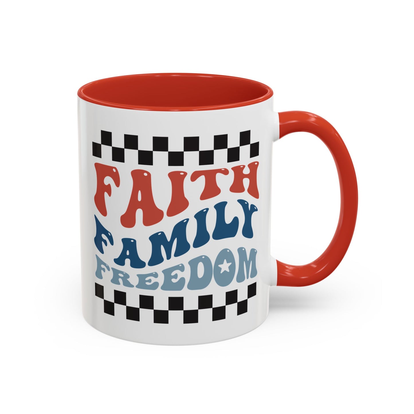 4th of July Mug - Faith Family Freedom