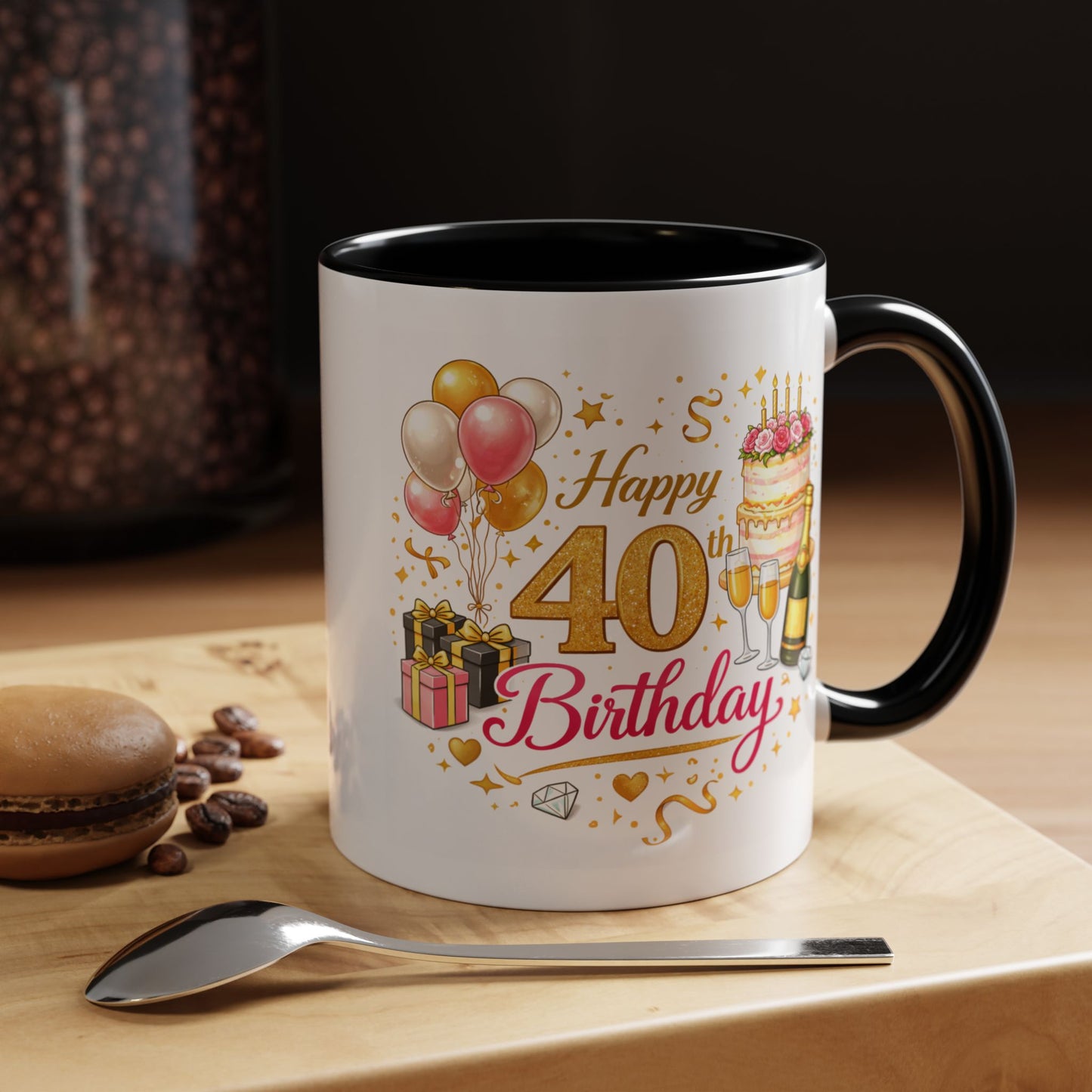 Birthday Mug - Happy 40th