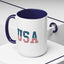 4th of July Mug - USA American Flag