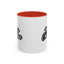 Christmas Mug - Merry Christmas White Black & Grey Text