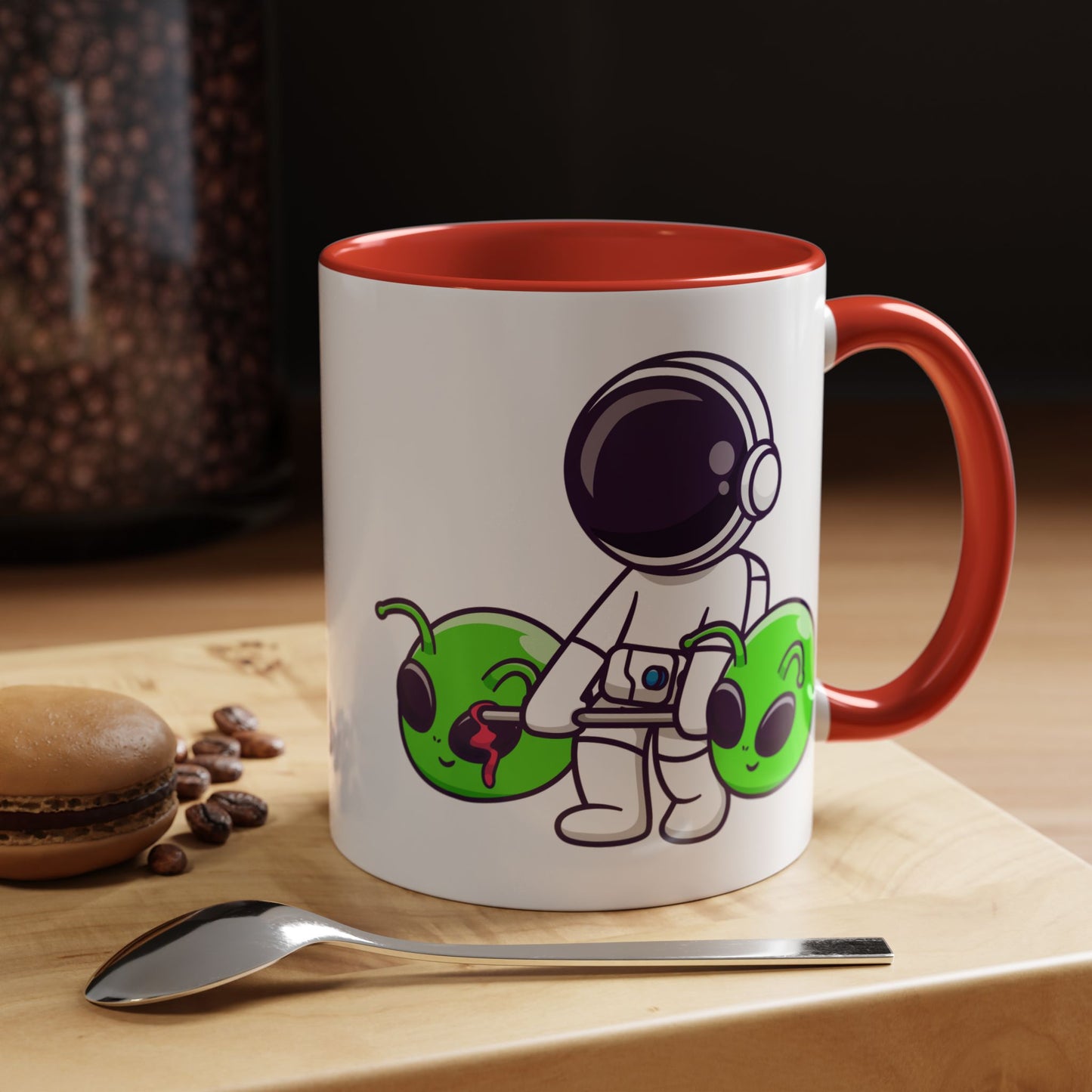 Alien Mug - Astronaut Lifting